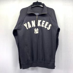 NY Yankees Wright & Ditson 1/4 Zip Pullover M